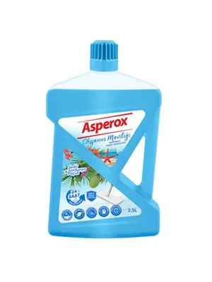 Asperox 2.5 Lt Parfümlü Yüzey Temizleyici Okyanus Maviliği Sedir&sardunya Paçuli