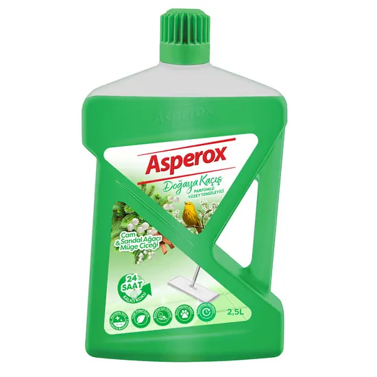 Asperox 2.5 Lt Parfümlü Yüzey Temizleyici Doğaya Kaçış Çam&sandal Ağacı&müge Çiçeği