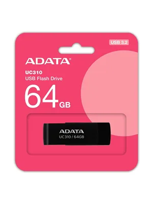 Adata Uc310 64 Gb Usb 3.2 Gen1 Siyah Flash Bellek