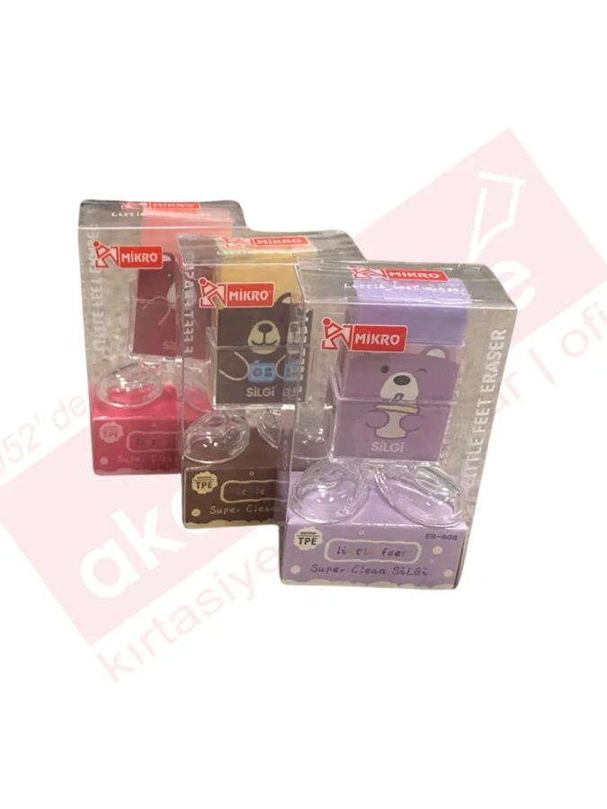 Mikro Strawberry Bear Little Feet Silgi Er808