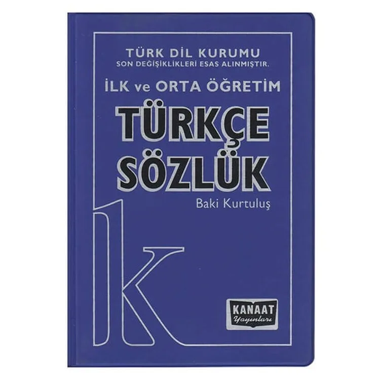 Kanaat Yay.-ilk ve Orta Öğretim Türkçe Sözlük (biala Kapak)