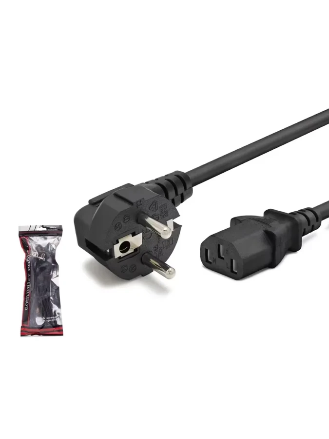 Hadron Hdx5529 1.5 Metre Pc Power Kablo Siyah