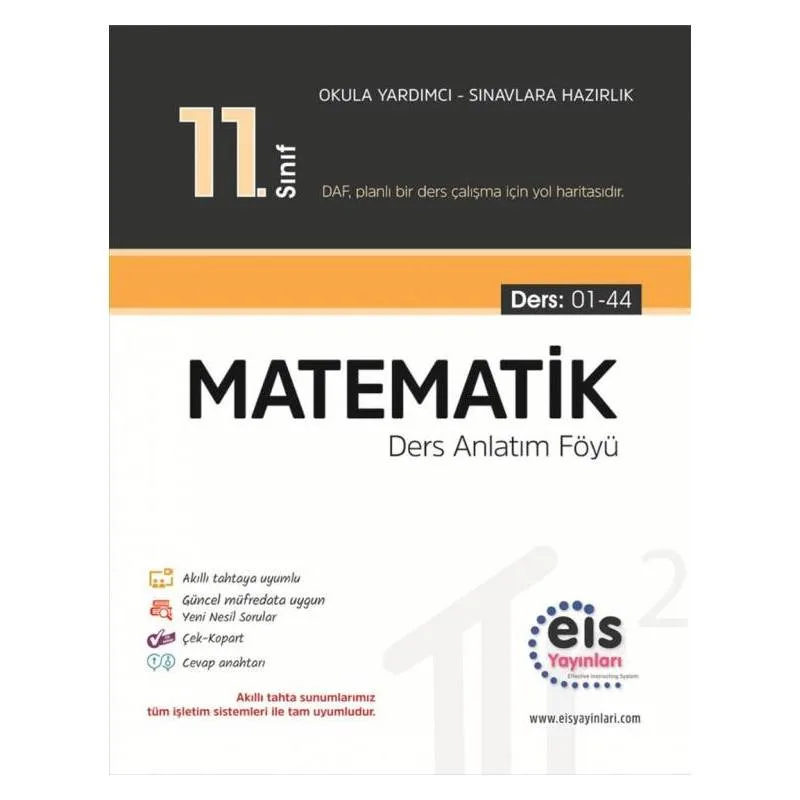 Eis Yay.-11.sınıf Matematik Ders Anlatım Föyü (daf) 2526
