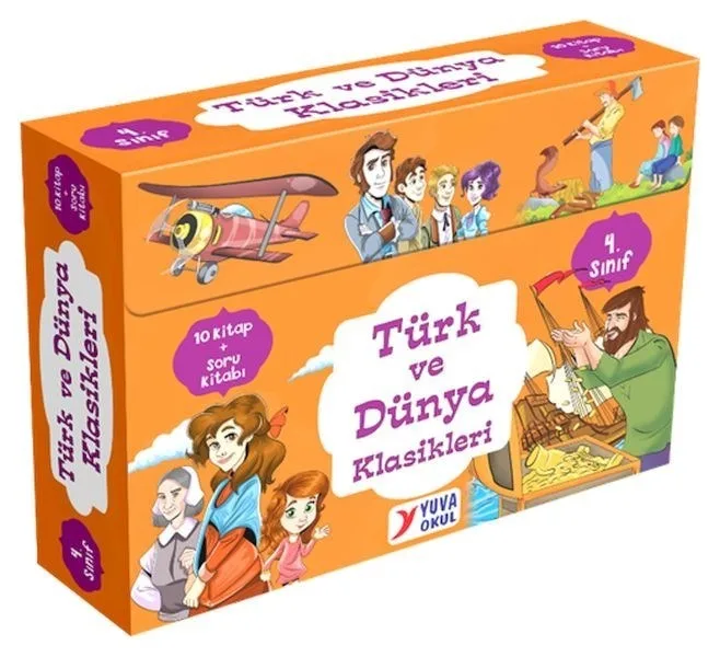 Türk ve Dünya Klasikleri 4.sınıf 10 Kitap - Yuva Yayınları