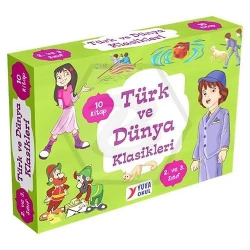 Türk ve Dünya Klasikleri 2. ve 3.sınıf 10 Kitap - Yuva Yayınları