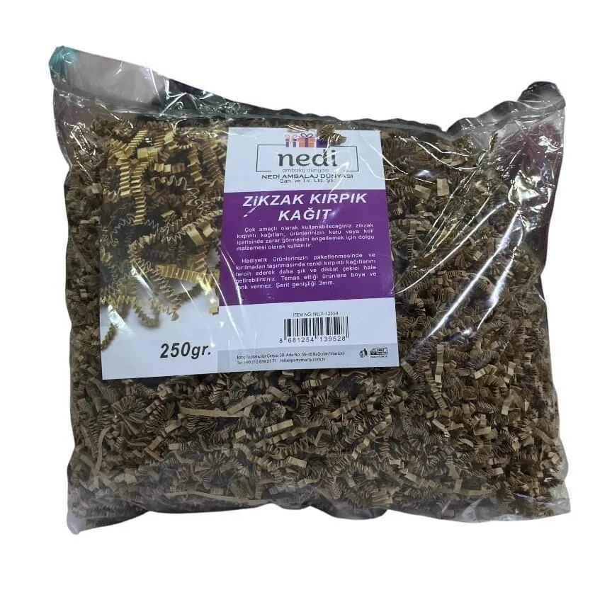 Nedi 250 Gr Zikzak Kırpık Kağıt Muhtelif Renkler 12558