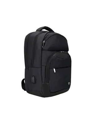 Plm Monza-usb 17" Notebook Sırt Çantası Siyah