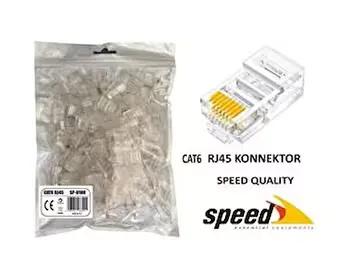 Speed Sp-u100 100lü Cat6 Rj45 Konnektör