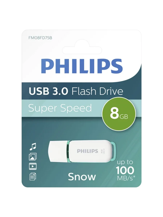 Philips Snow Usb 3.0 8 Gb Flash Bellek