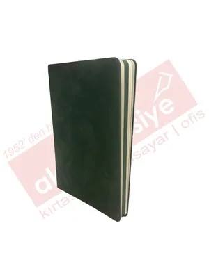 Victorias Journals 15x21 Duo Esnek Kap.vegan Deri Çizgili Defter 192 Sf. Kırmızı 125-2034