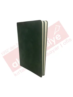 Victorias Journals 15x21 Duo Esnek Kap.vegan Deri Çizgili Defter 192 Sf. Yeşil 125-2033
