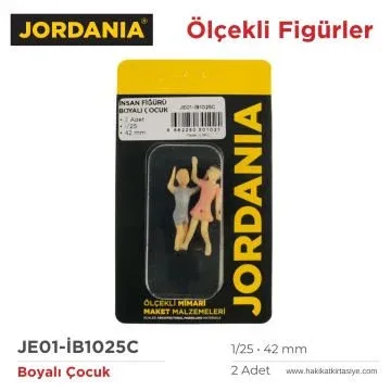 Jordania 1\25 42 Mm İnsan Figürü Boyalı Çocuk 2"li Jeo1-ib1025c