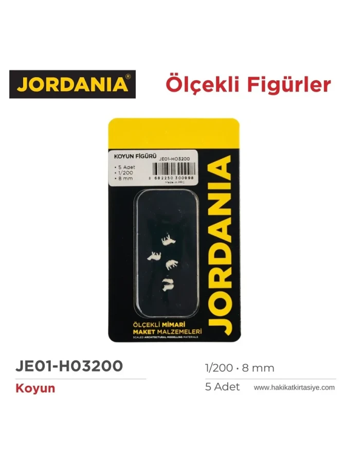 Jordania 1\200 8 Mm Koyun Figürü 5"li Jeo1-ho3200