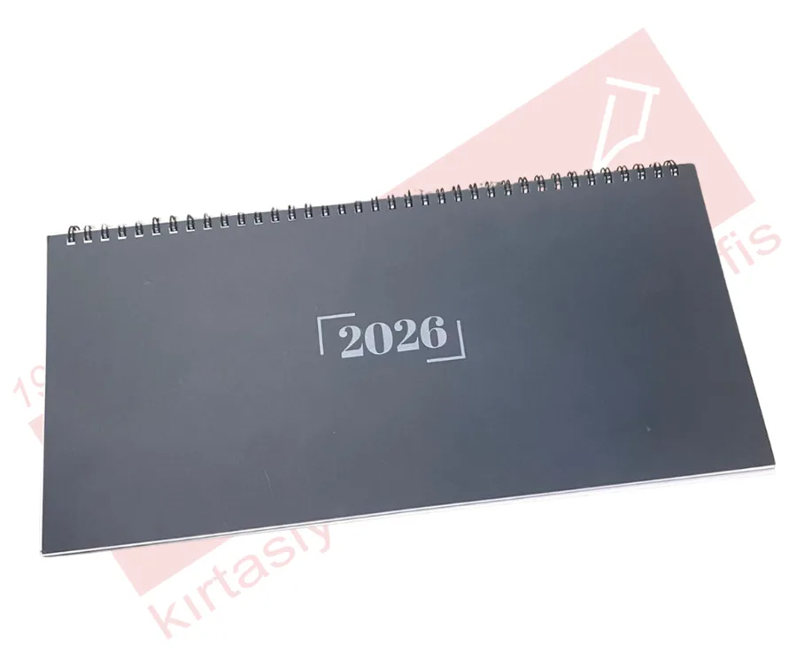 Lizy 16x33 Spiralli Haftalık Masa Takvimi Düz Renk Tkv-ms5 (2026)