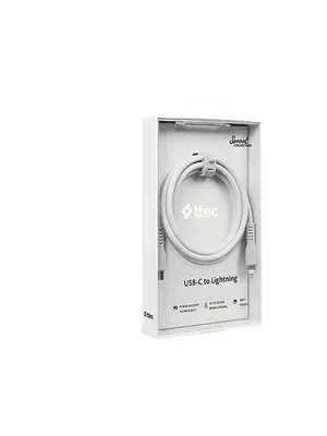 Ttec 2dk60b 120cm Usb-c To Lightning Hızlı Şarj Kablosu Beyaz