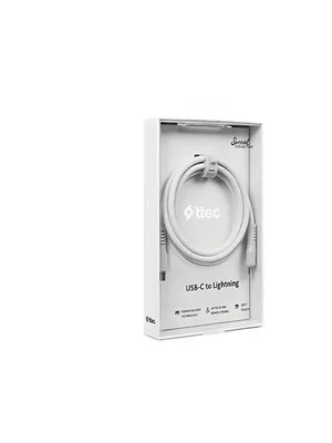 Ttec 2dk60b 120cm Usb-c To Lightning Hızlı Şarj Kablosu Beyaz