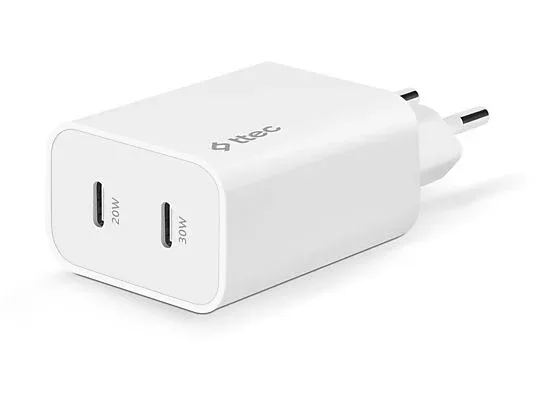 Ttec 2scg01b 50w Pd 2 Usb-c Çıkışlı Şarj Adaptörü Beyaz