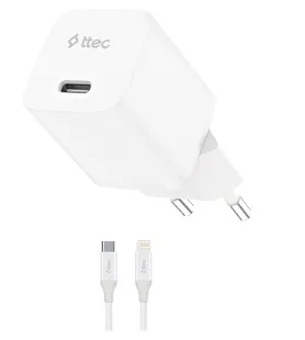 Ttec 2scg20cb 60w Usb-c Kablo ve 20w Şarj Adaptörü Set Beyaz