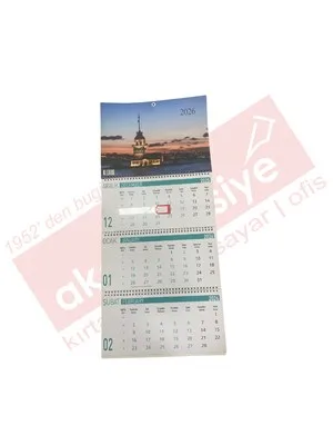 Lizy 33x24 Cm Gemici Takvimi Çiçek Serisi Tkv-gmc4 (2026)