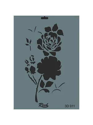 Rich 3d Seri 25x35 Stencil 011