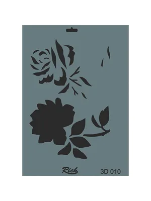 Rich 3d Seri 25x35 Stencil 010