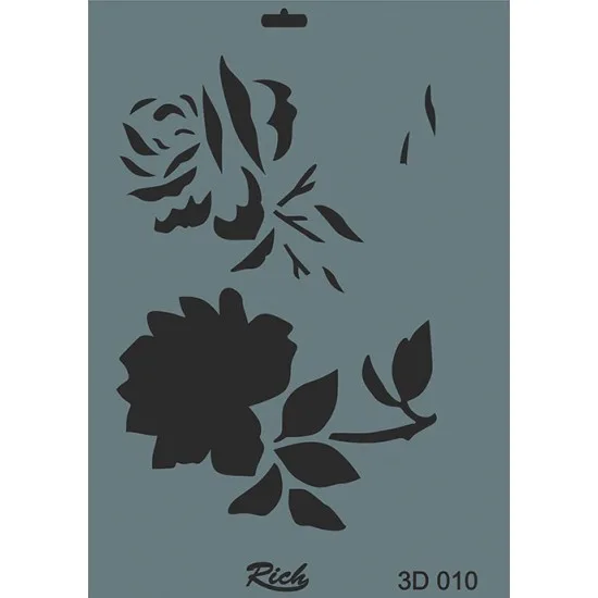 Rich 3d Seri 25x35 Stencil 010
