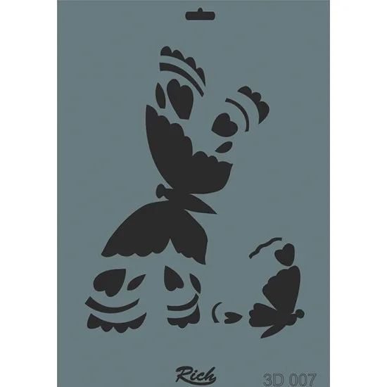 Rich 3d Seri 25x35 Stencil 007