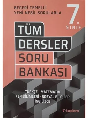 Tudem Yay.-4.sınıf Tüm Dersler Soru Bankası 2526