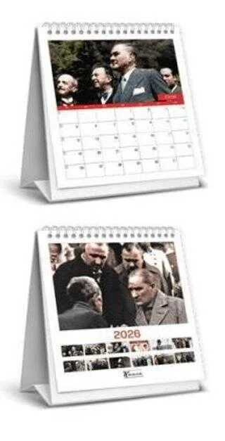 Keskin Color Kare Masa Takvimi Atatürk 600136-99 (2026)