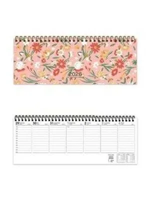Keskin Color 16x33.5 Cm Aj-66 Spiralli Haftalık Masa Ajandası Lacivert 600143-99 (2026)
