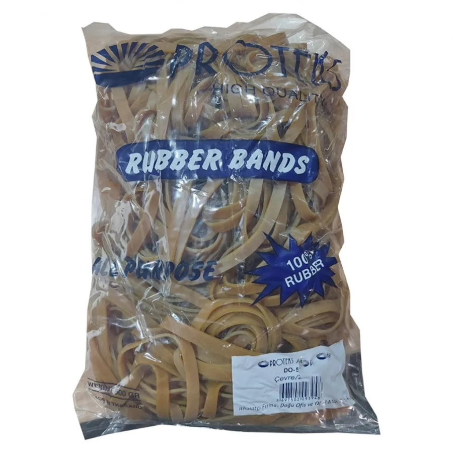 Proteks Geniş Ambalaj Lastiği 500 Gr 180\6 Mm Do-500-180-6