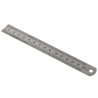Kraf 15 Cm Çelik Cetvel İnç Ölçülü 515g