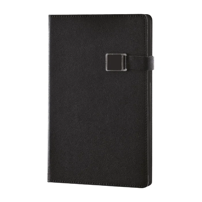 Promiks 13x21 Termo Deri Kenar Boyalı Metal Tokalı Çizgili Defter 208 Sayfa De2581