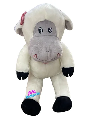 Selay 80 Cm Peluş Bonbon Ekru 1652
