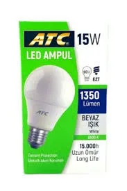Atc 10w E27 Duy Beyaz Led Ampul
