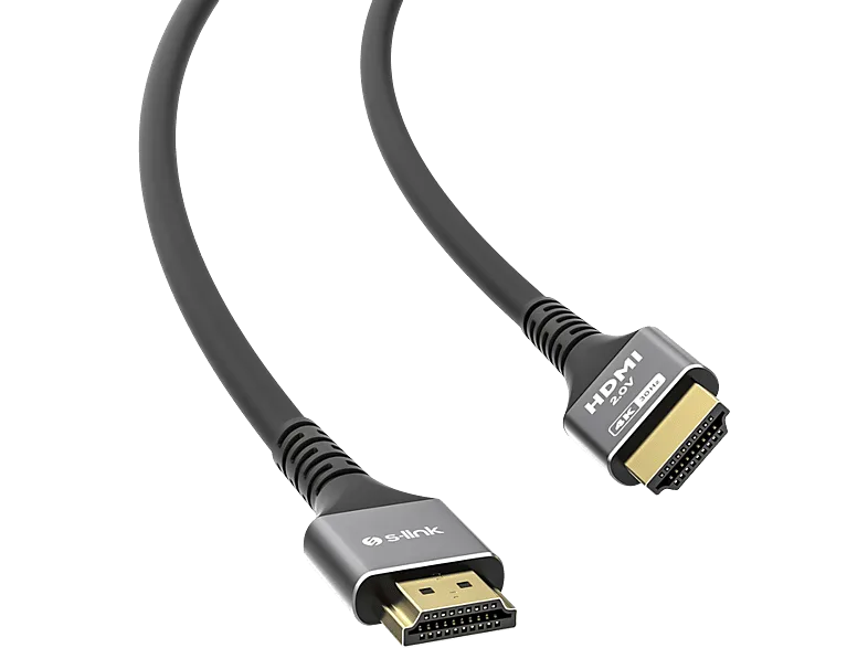 S-link Slx-hd4k20 19+1 Hdmi To Hdmi 20 Metre Metal V2.0 4k 30 Hz Hdmi Kablo