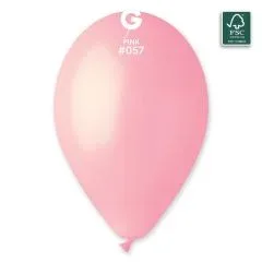 Gemar 13" Düz Renk Balon Açık Pembe 100"lü