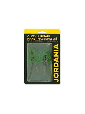 Jordania 1\50 9.5 Cm Ağaç Koyu Yeşil 2"li Je03p-123ky095