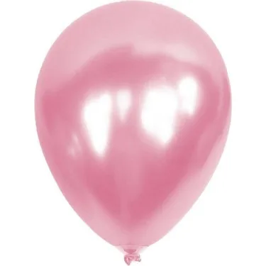 Balloons 12" Metalik Balon 10"lu Pembe