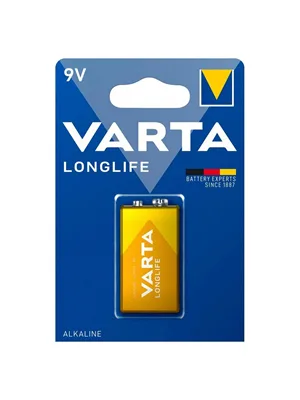 Varta 9v Longlife Alkalin Pil Tekli 4122
