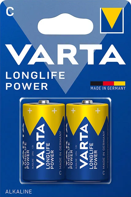 Varta Longlife Power Alkalin C Pil 2 Li 4914