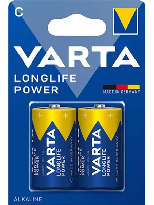 Varta Longlife Power Alkalin C Pil 2 Li 4914