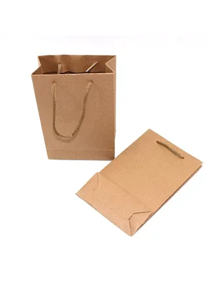 Nedi 19x8x24.5 Cm İp Saplı Kraft Karton Çanta 11967