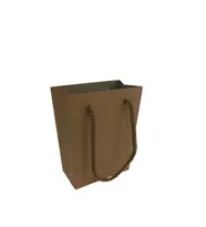 Nedi 13x7.5x18 Cm İp Saplı Kraft Karton Çanta 11996