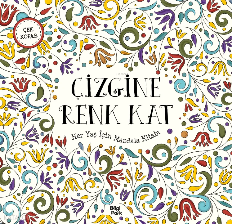 Her Yaş İçin Mandala-çizgine Renk Kat-bilgi Park Yayınları