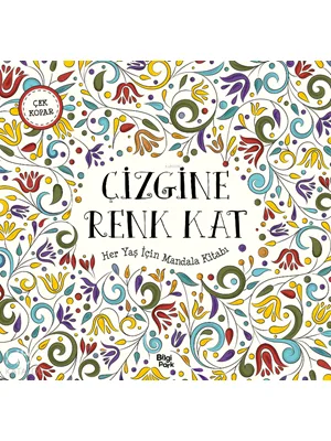 Her Yaş İçin Mandala-çizgine Renk Kat-bilgi Park Yayınları