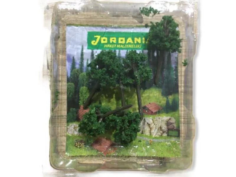 Jordania 1\200 3.5 Cm Ağaç 5"li Koyu Yeşil Jeo3p-123kyo35