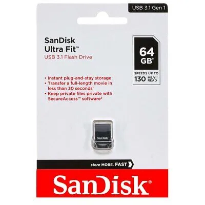 Sandisk Sdcz430 64gb Mini 3.1 Usb Flash Bellek