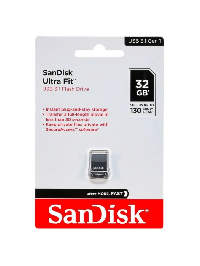 Sandisk Sdcz430 32gb Mini 3.1 Usb Flash Bellek