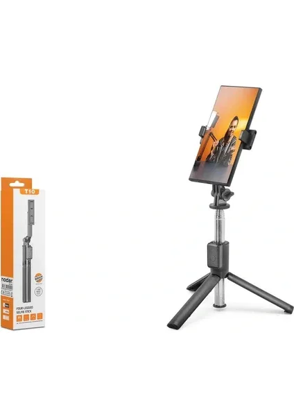 Nodar Nd1040 Bluetooth 5.0 67 Cm Tripod Ayaklı Selfie Çubuğu